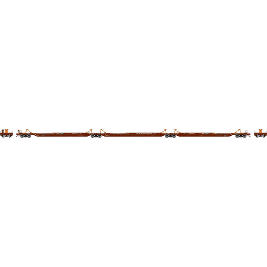 HO RTR 57' Trinity Spine Car BNSF #300589 (3) (ATH15677)