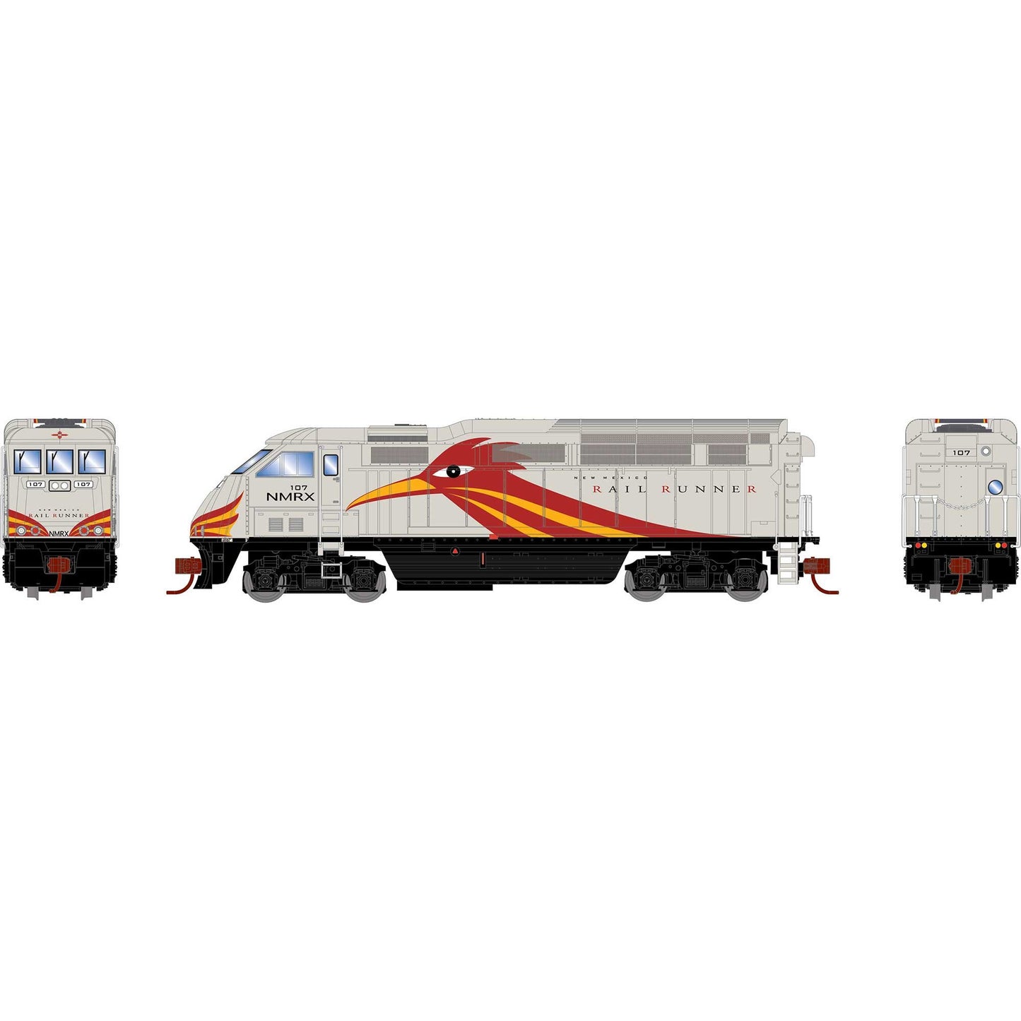 N F59PHI Locomotive with DCC & Sound, NMRX #107 (ATH15967)