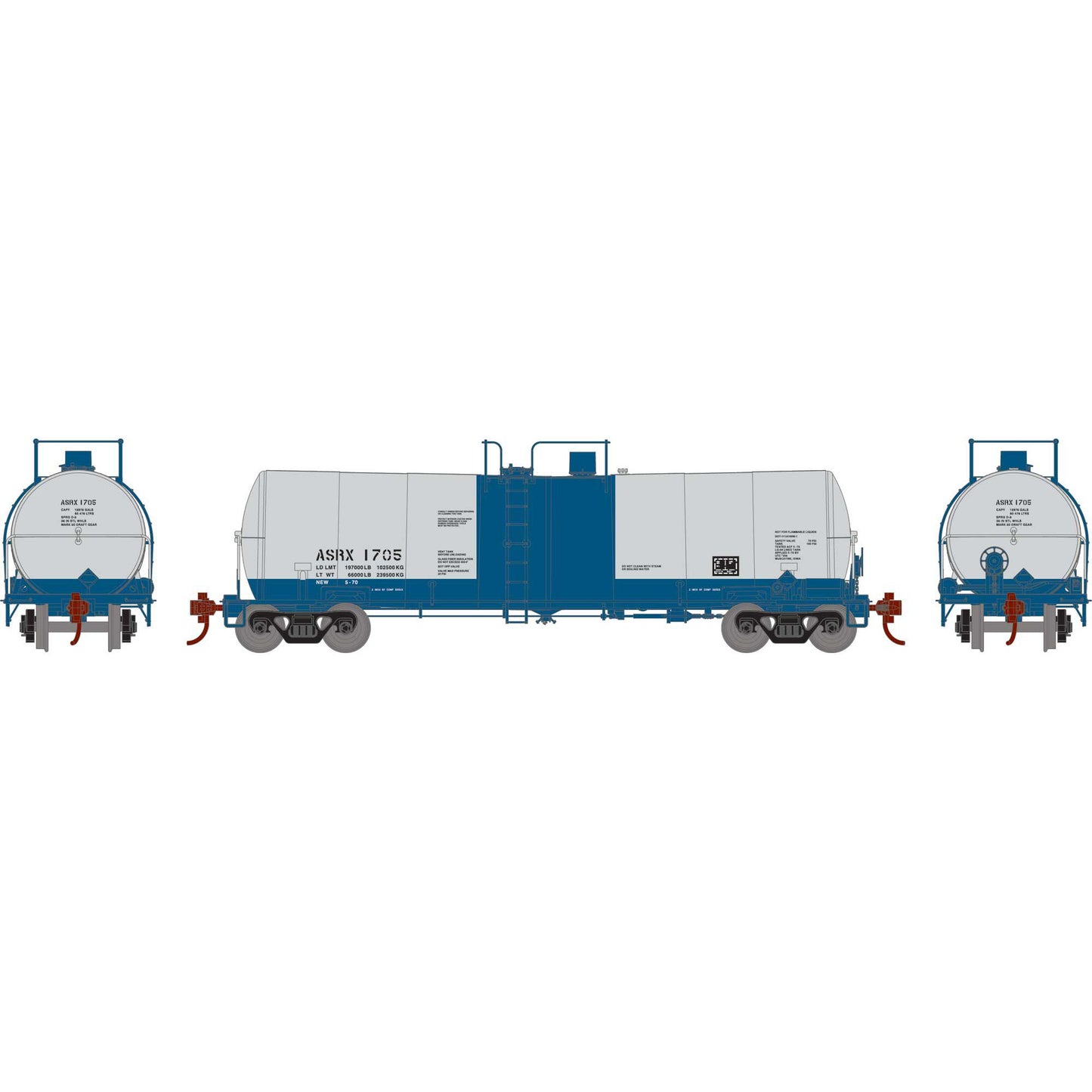HO 16,000 Gallon Clay Tank ASRX #1701 Model (ATH16393)