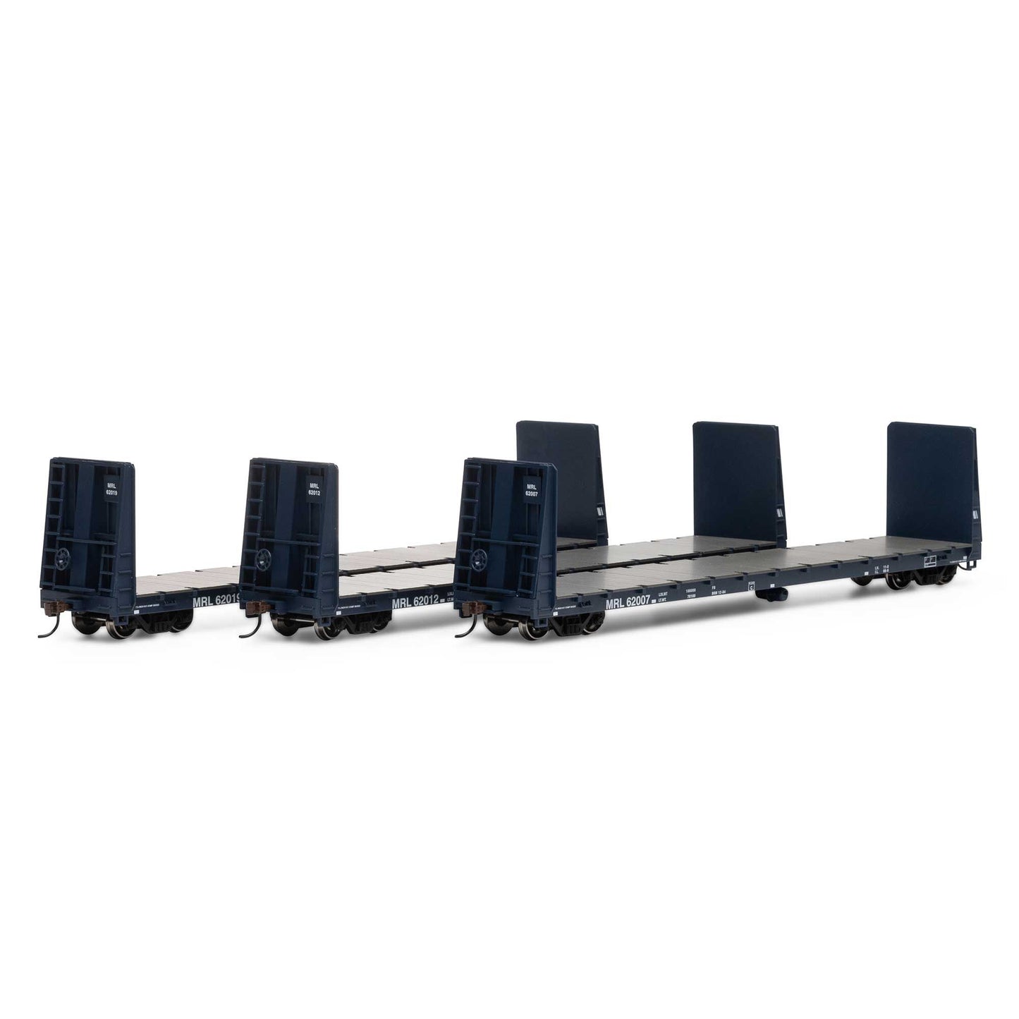 HO 60' Bulkhead Flat Car MRL Model (ATH17226)