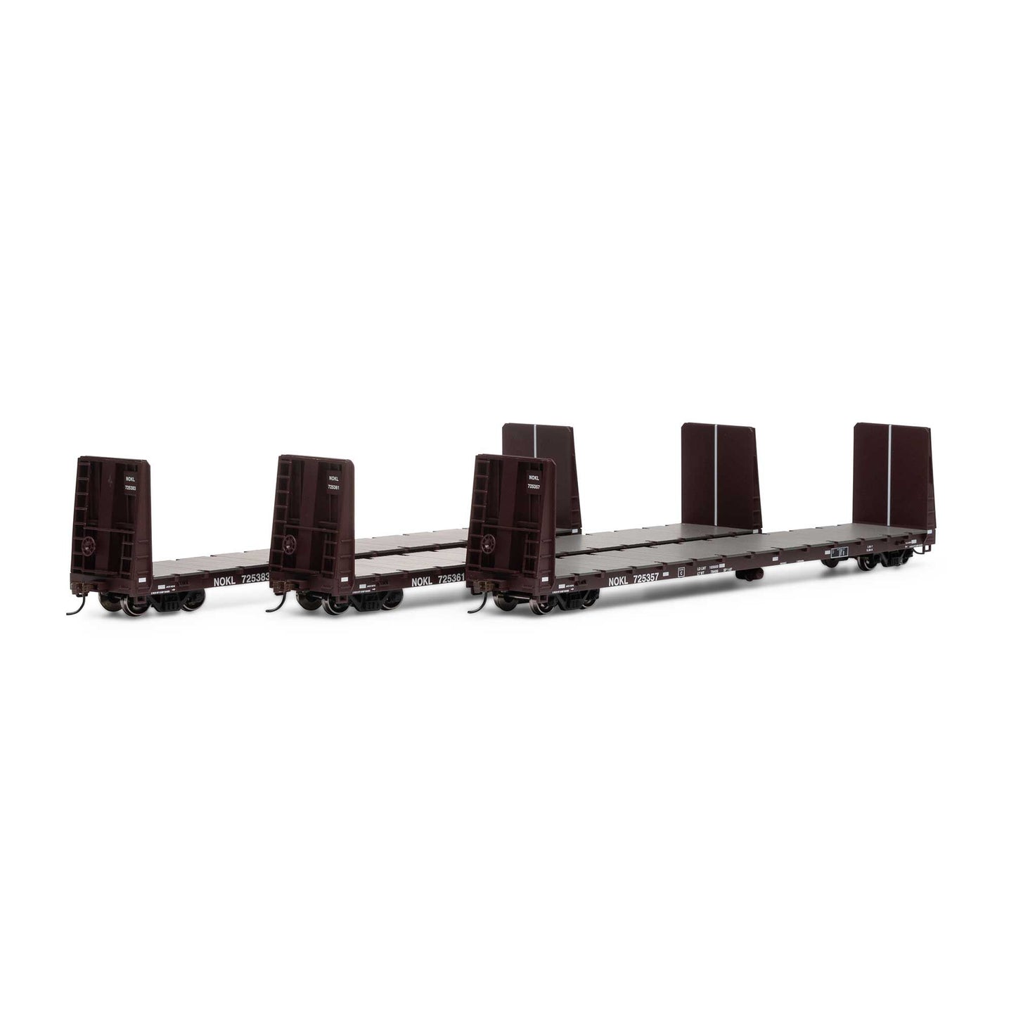 HO 60' Bulkhead Flatcar (ATH17229)