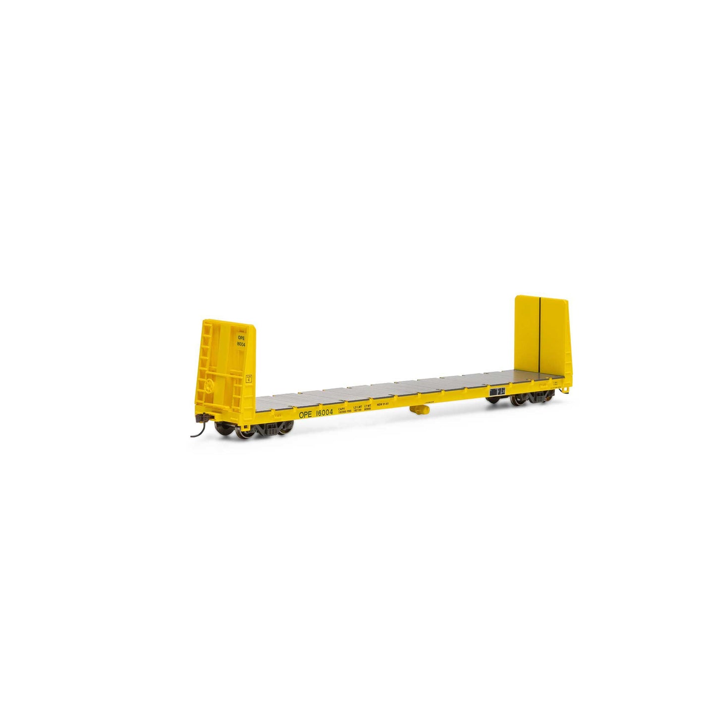 HO 60' Bulkhead Flat OP&E #16004 (ATH17231)