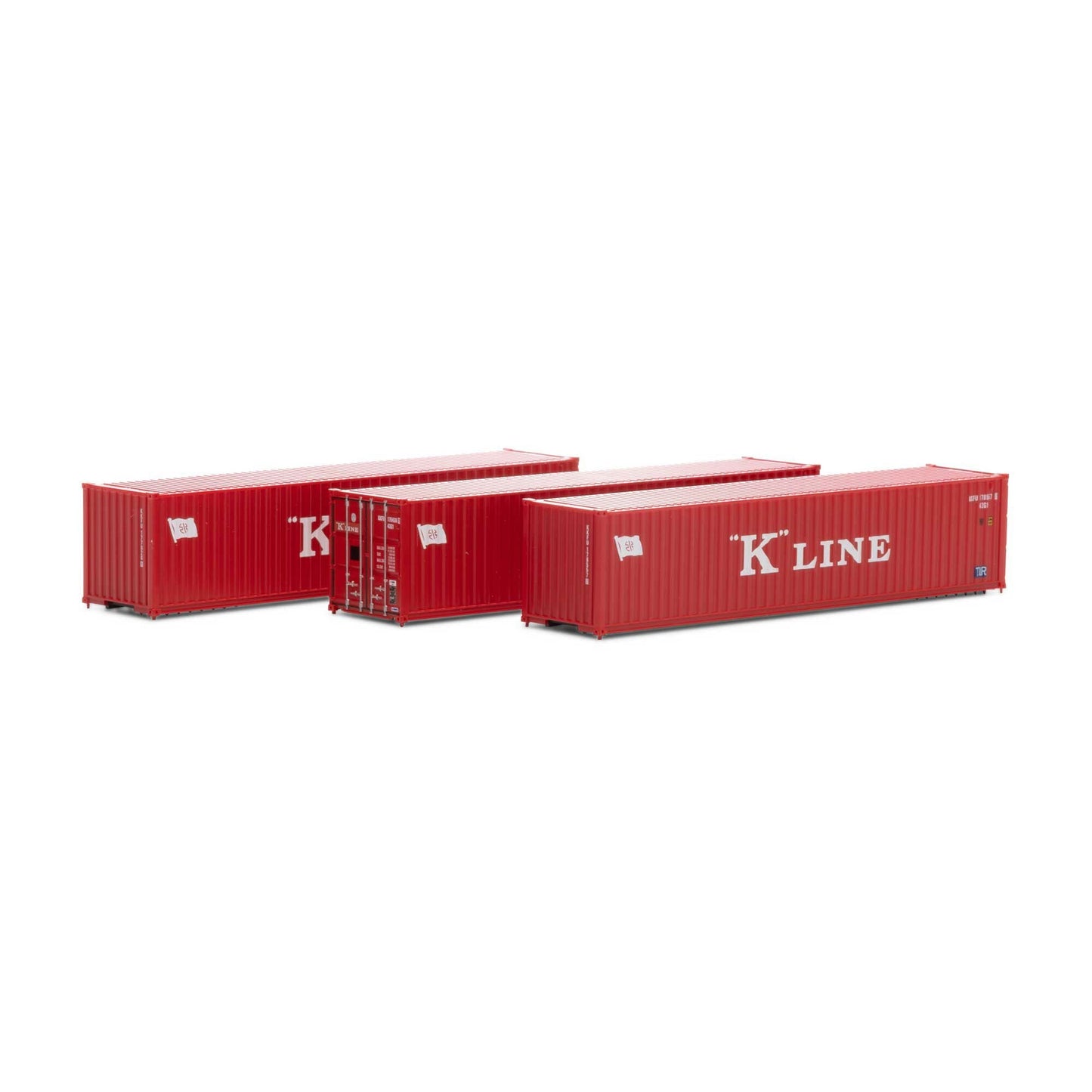 N 40' Corrugated Low-Cube Container K Line #2 (3) (ATH17393)