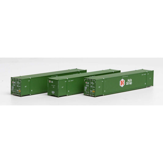 N 53' CIMC Container HUB Group Greener Paint (ATH17736)