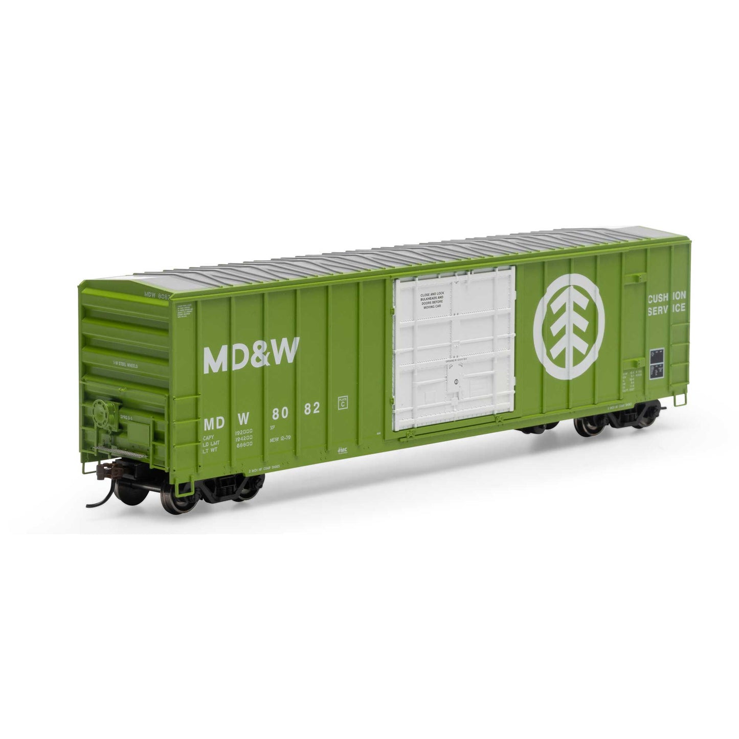 HO FMC 5327 12' Plug Door Box Car, MD&W #8082 (ATH18681)