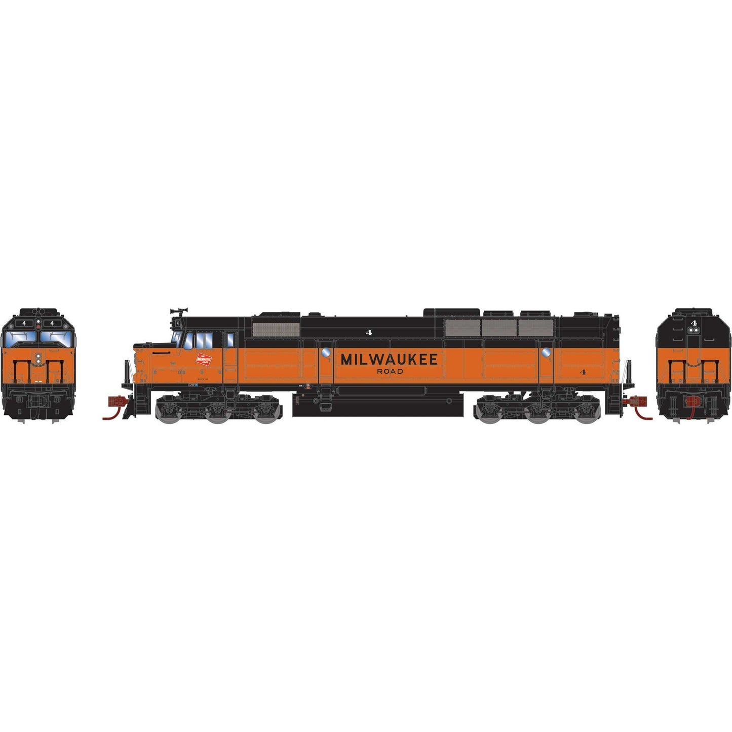 N FP45 Locomotive MILW #4 (ATH19091)