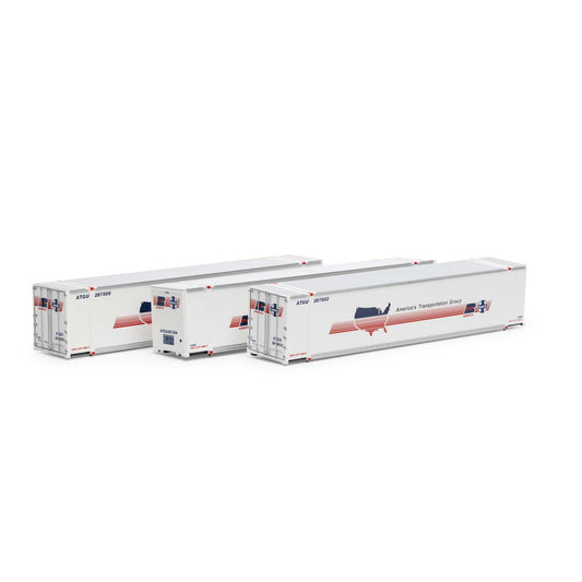 HO 48' Containers (ATGU #287502 / 287505 / 287509) Set of 3 (ATH19140)