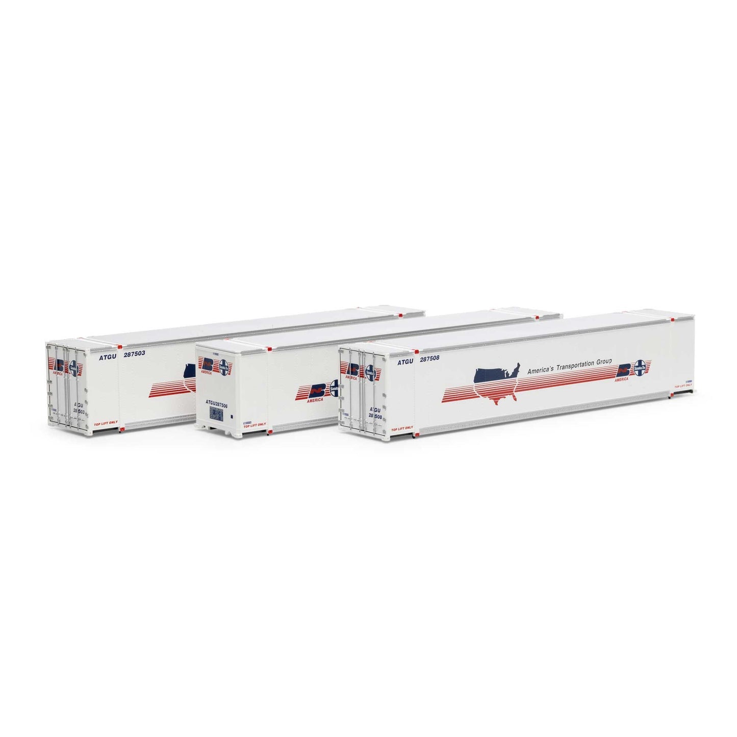 HO 48' Containers ATGU #287503, #287506, #287508 (3) (ATH19141)