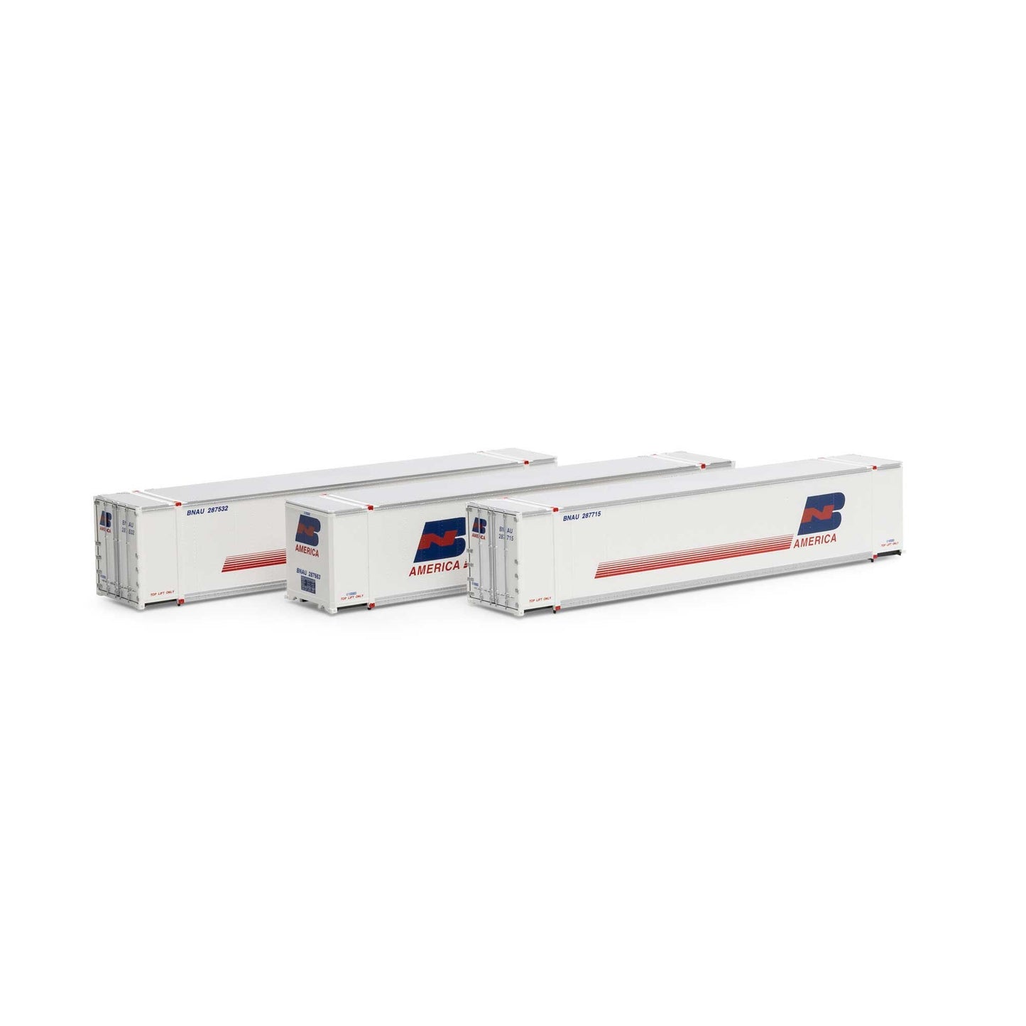 HO 48' Containers BNAU #287532 #287663 #287715 (ATH19142)