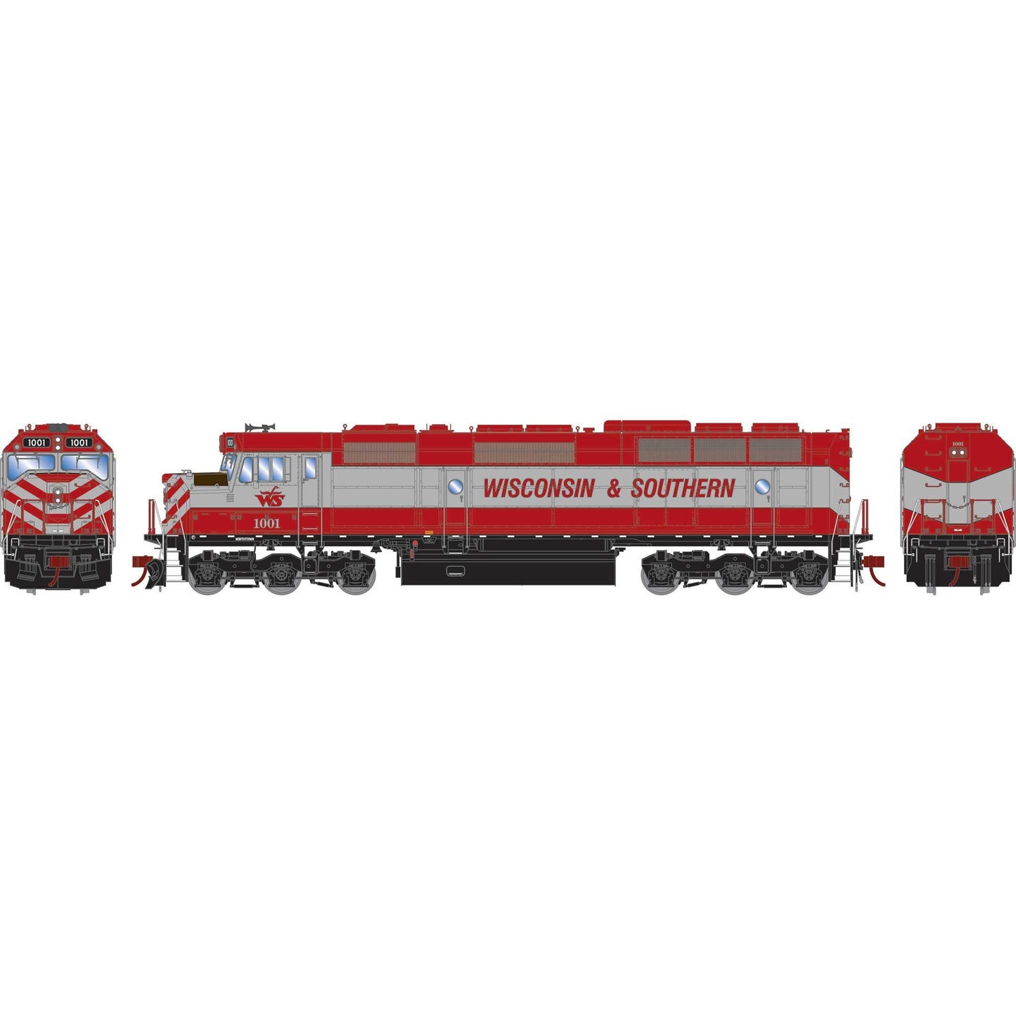 N F45 Locomotive with DCC and Sound WSOR #1001 (ATH19184)