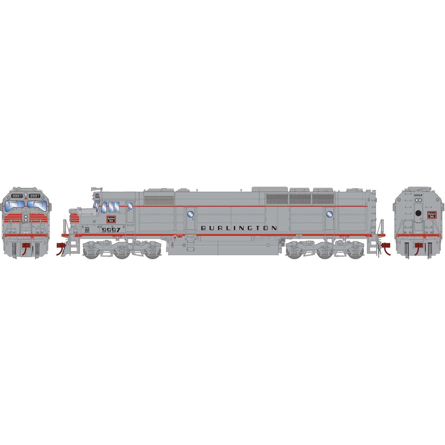 N FP45 Locomotive with DCC and Sound CB&Q 9997 (ATH19192)