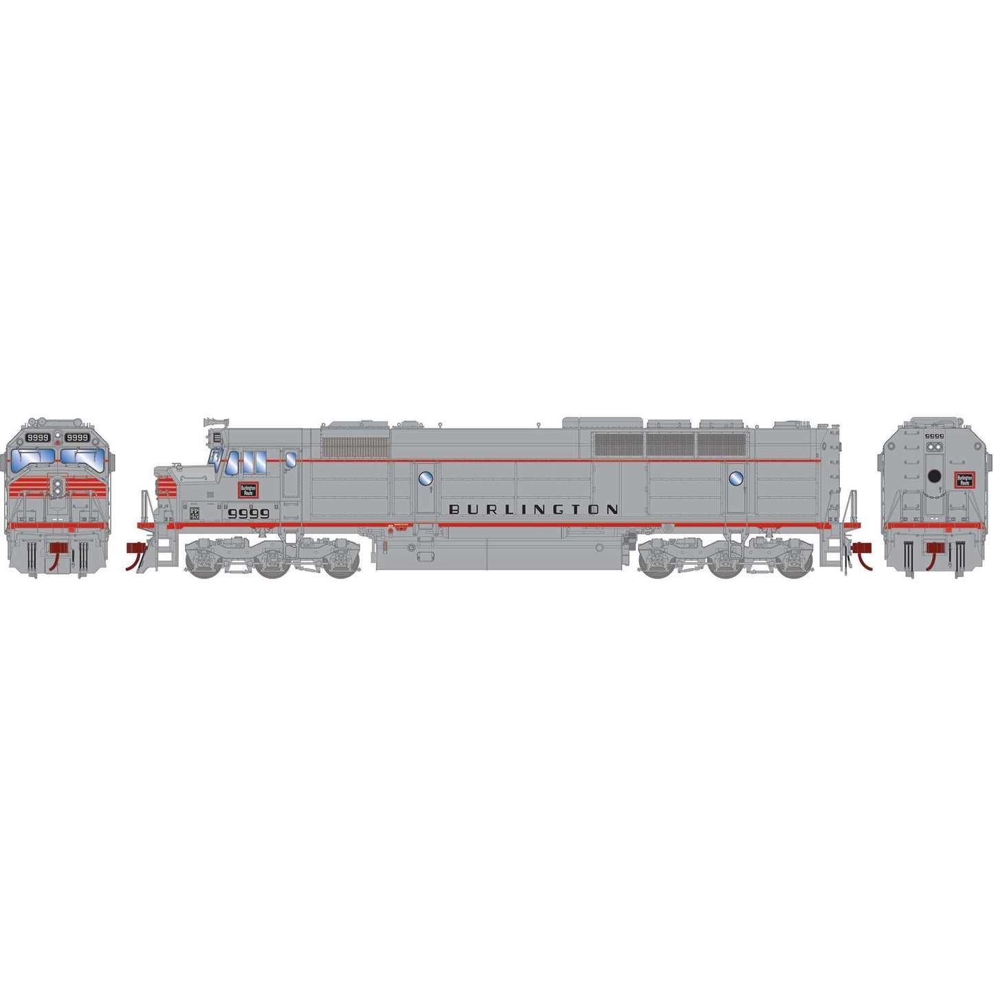 N FP45 Locomotive DCC & Sound CB&Q #9999 (ATH19193)