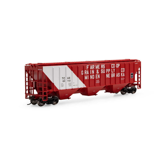 HO PS4740 Covered Hopper TCAX #60142 (ATH22277)