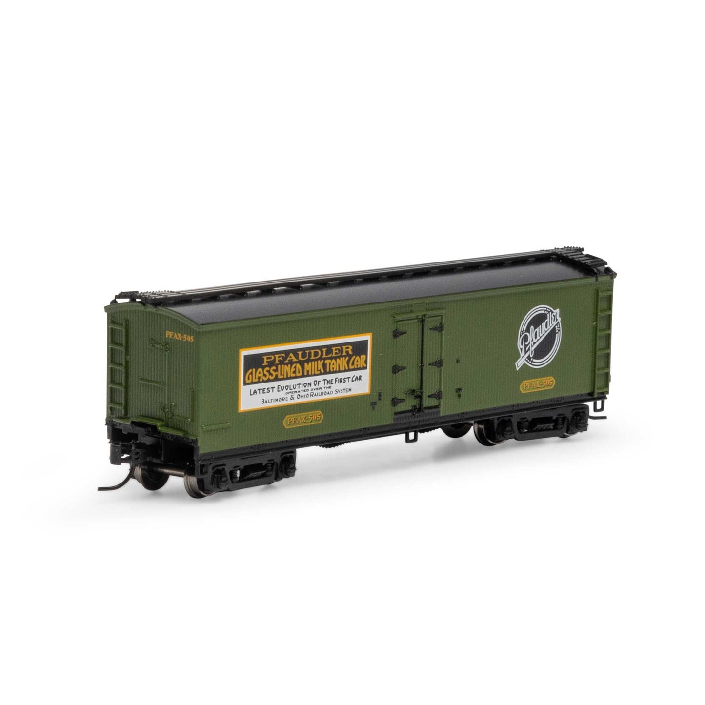 N 40' Pfaudler Milk Car Plastic Model (ATH24027)