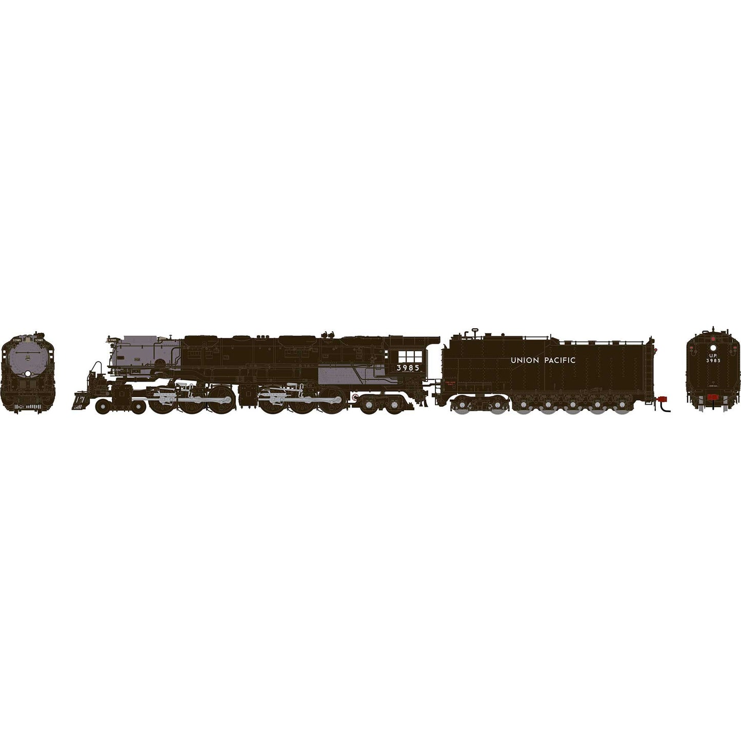 N 4-6-6-4 Union Pacific #3985 Modern Steam Locomotive (ATH25541)