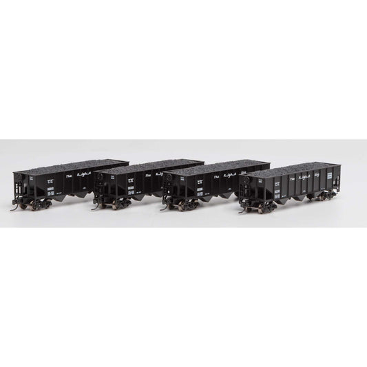 N 40' 3-Bay Ribbed Hopper with Load CG #2 (4) (ATH25572)