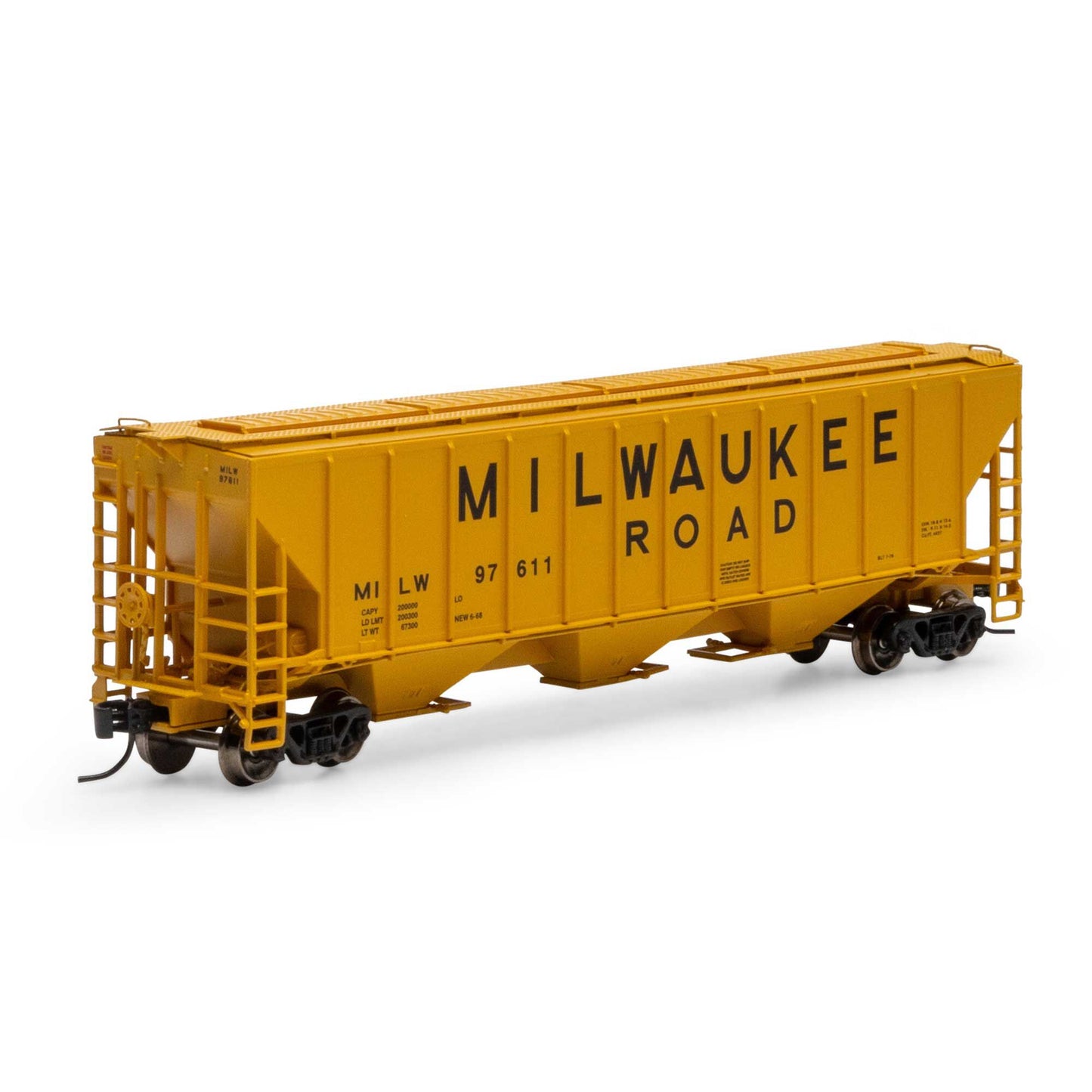 N PS 4427 Covered Hopper MILW #97611 (ATH27411)