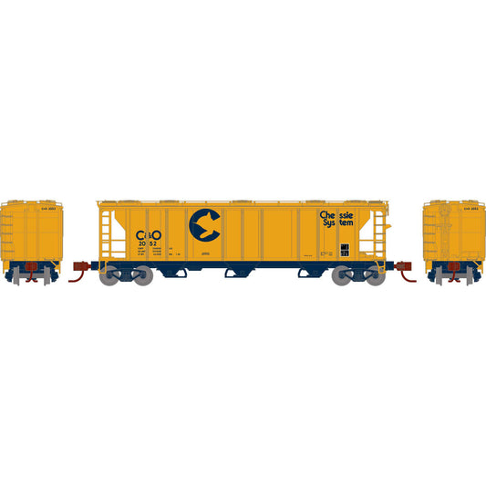 N PS-2 2893 3-Bay Covered Hopper C&O #2052 (ATH28346)