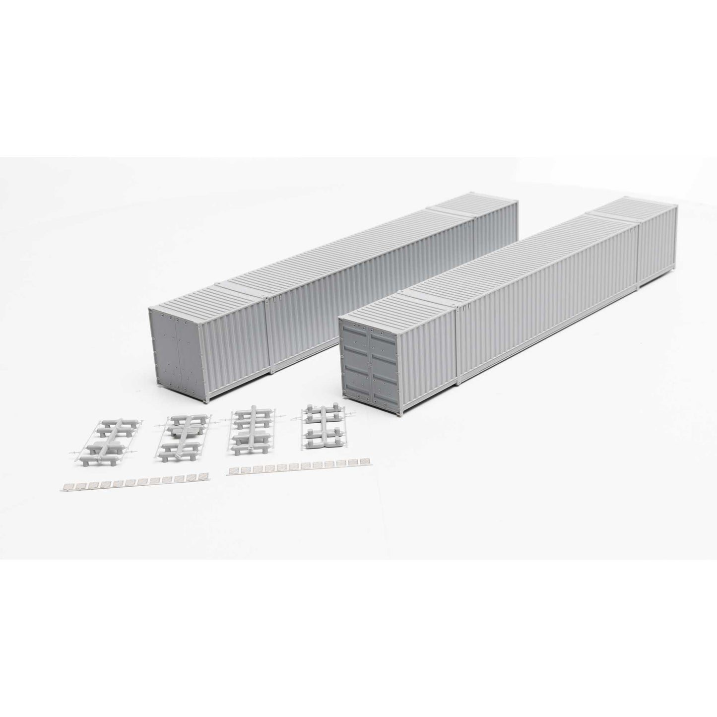 HO 60' Container CDAU Kit Undecorated (2) (ATH28538)