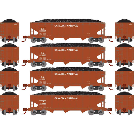 N 40' Offset Coal Hopper with Load, CN #1 (ATH28571)
