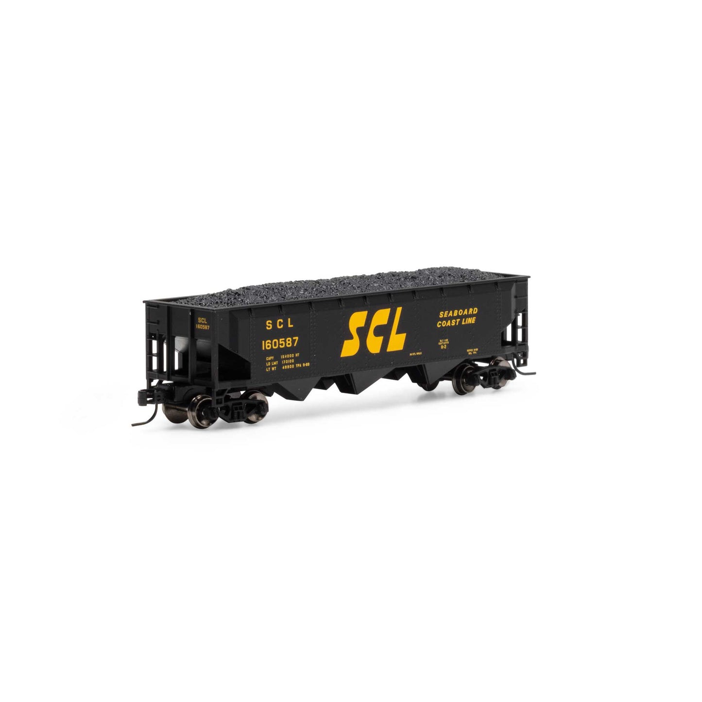 N 40' Offset Coal Hopper with Load, SCL #160587 (ATH28576)