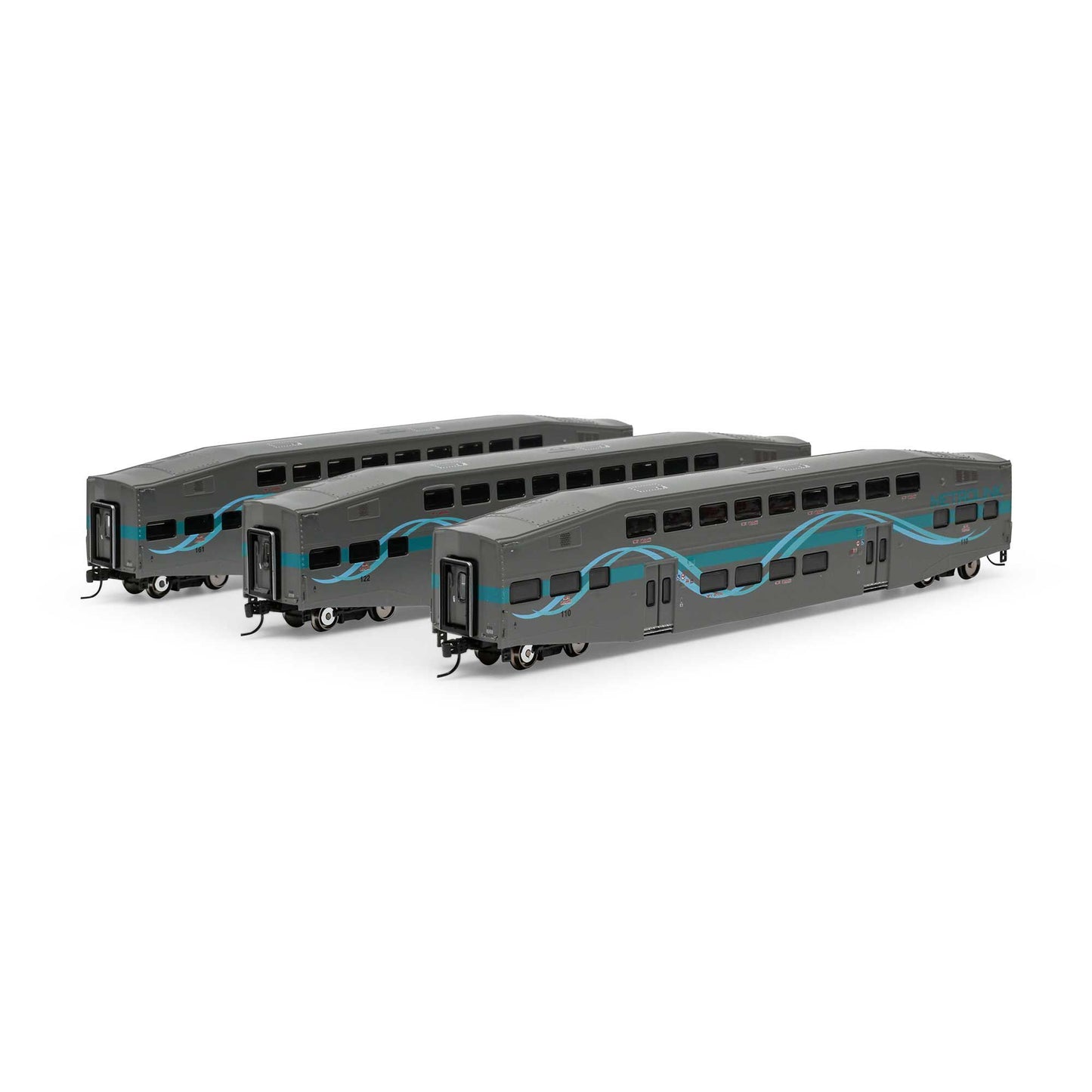 N Bombardier Coach SCAX #110 #122 #161 (3) (ATH28580)