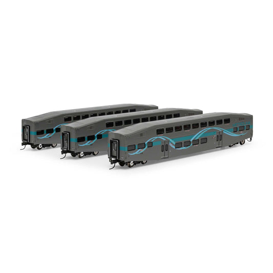 N Bombardier Coach SCAX #110 #122 #161 (3) (ATH28580)