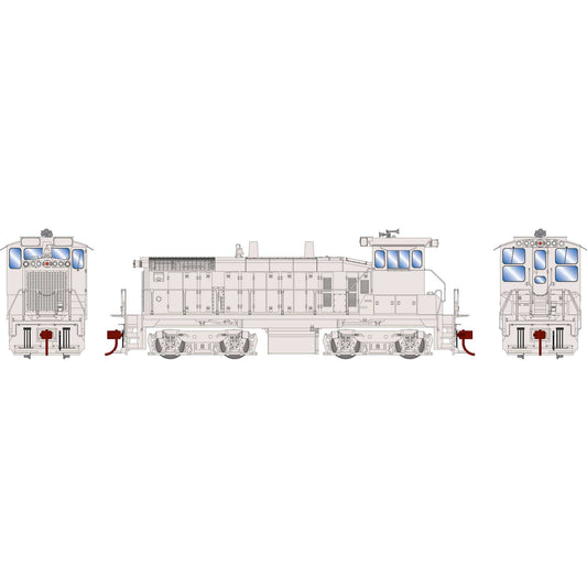 HO RTR SW1500 Undecorated Model Locomotive (ATH28668)
