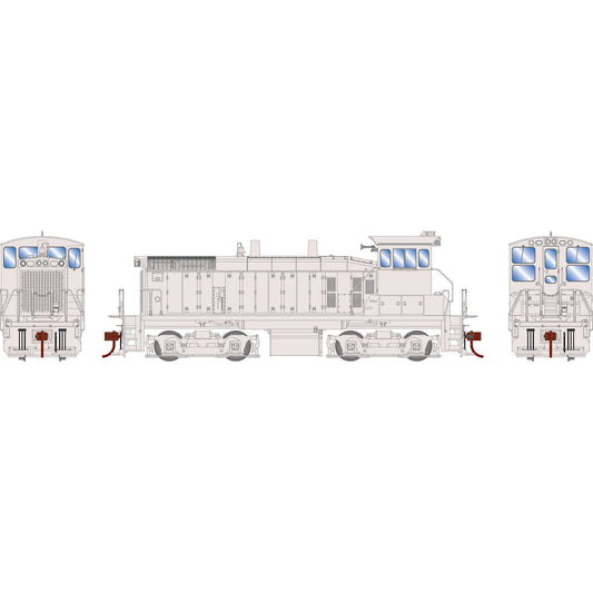 HO SW1500 Undecorated Locomotive Ready to Run (ATH28669)