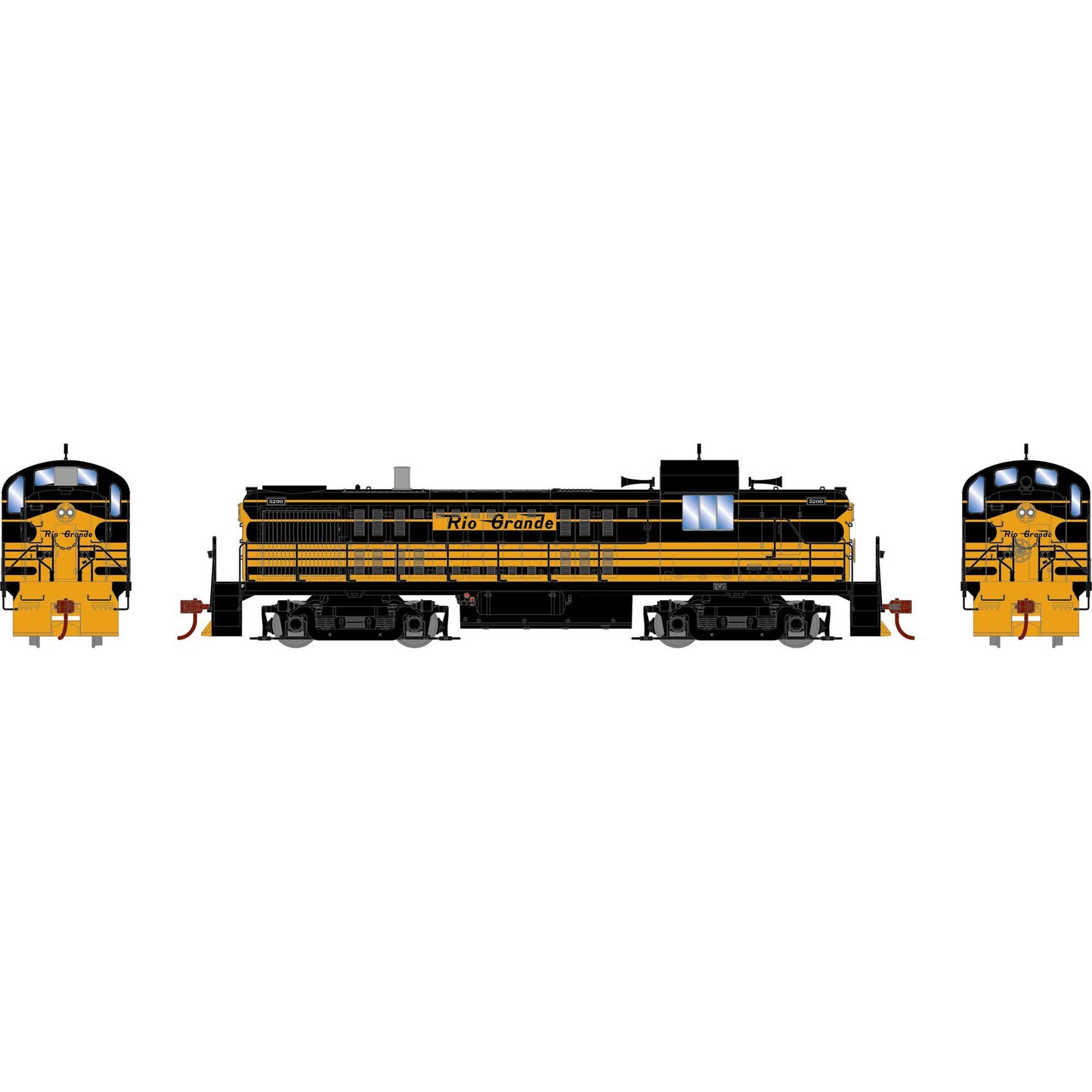 HO RTR RS-3 D&RGW #5200 Locomotive (ATH28676)