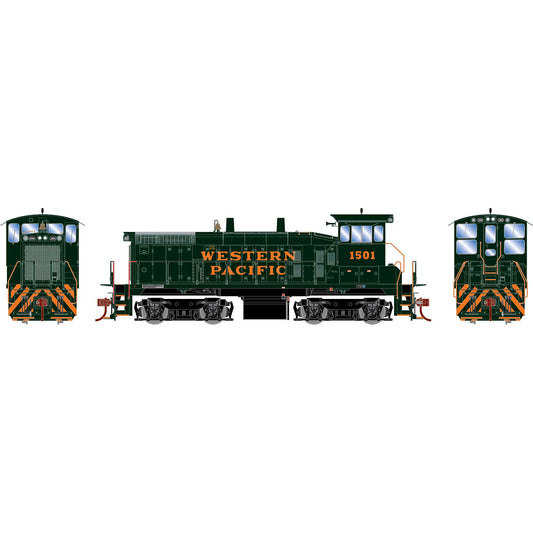 HO SW1500 Ready to Run with DCC and Sound - Western Pacific #1501 (ATH28753)