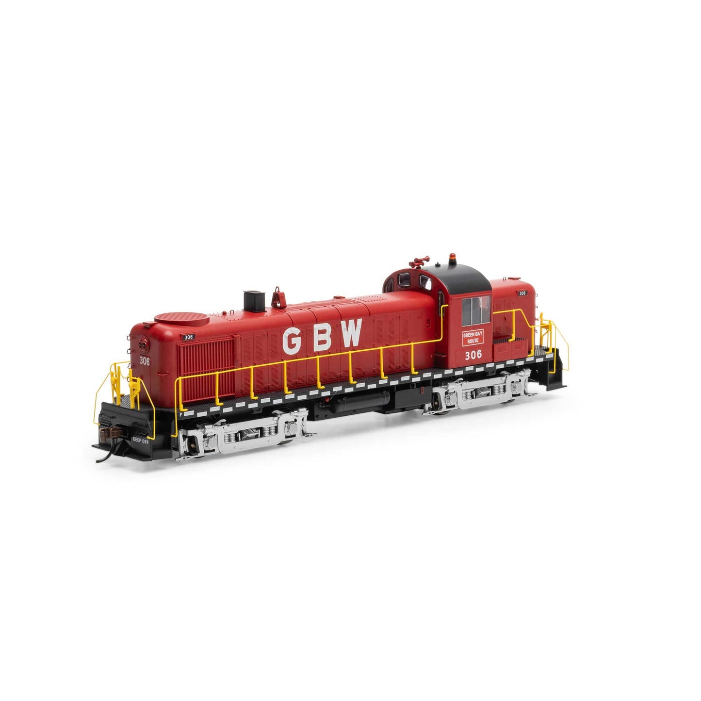 HO RTR RS-3 w/DCC and Sound Green Bay & Western #306 (ATH28783)