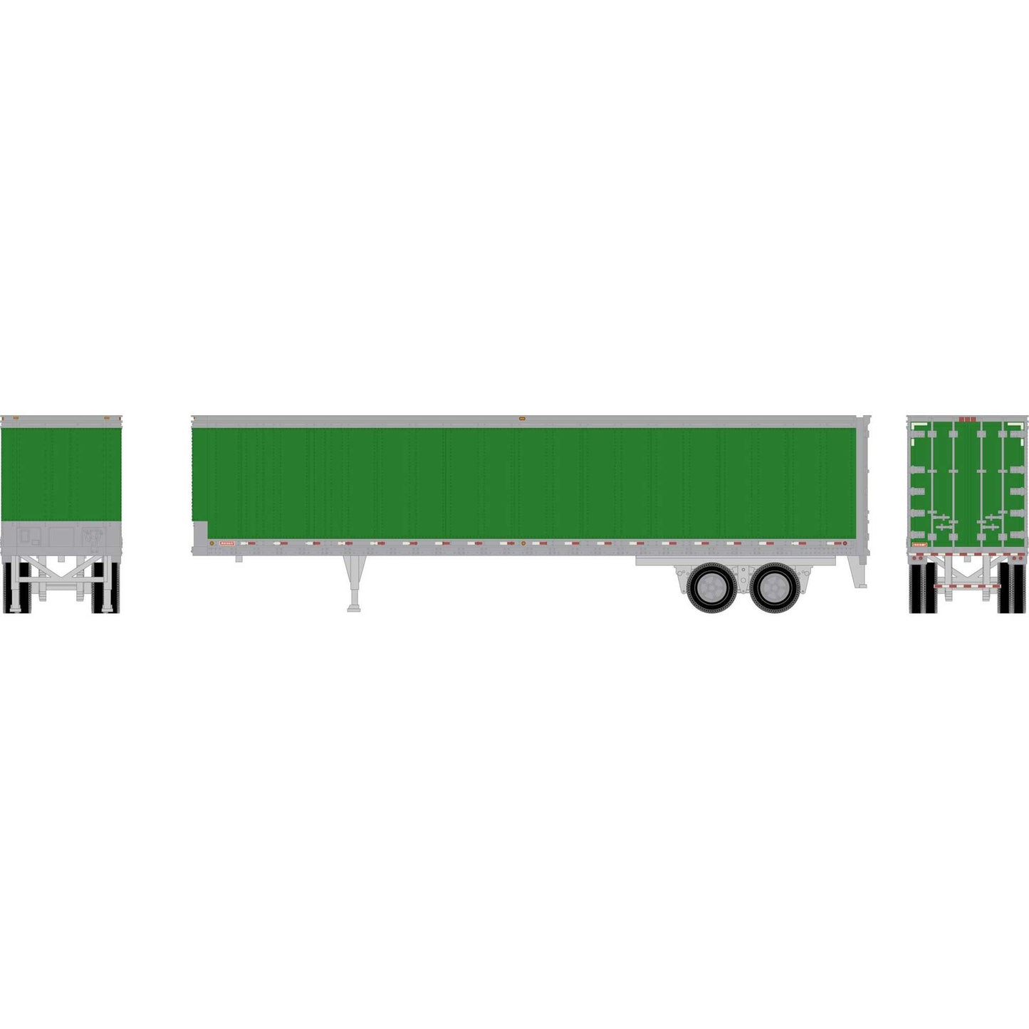 HO 45' Smooth Side Trailer Plastic Model (ATH29080)