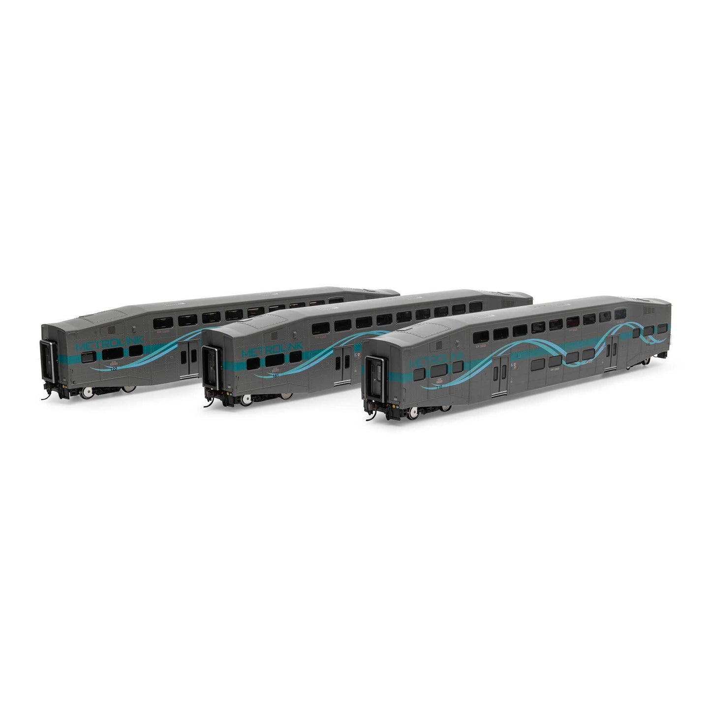 HO Bombardier Coach SCAX #110 #122 #161 (ATH29701)