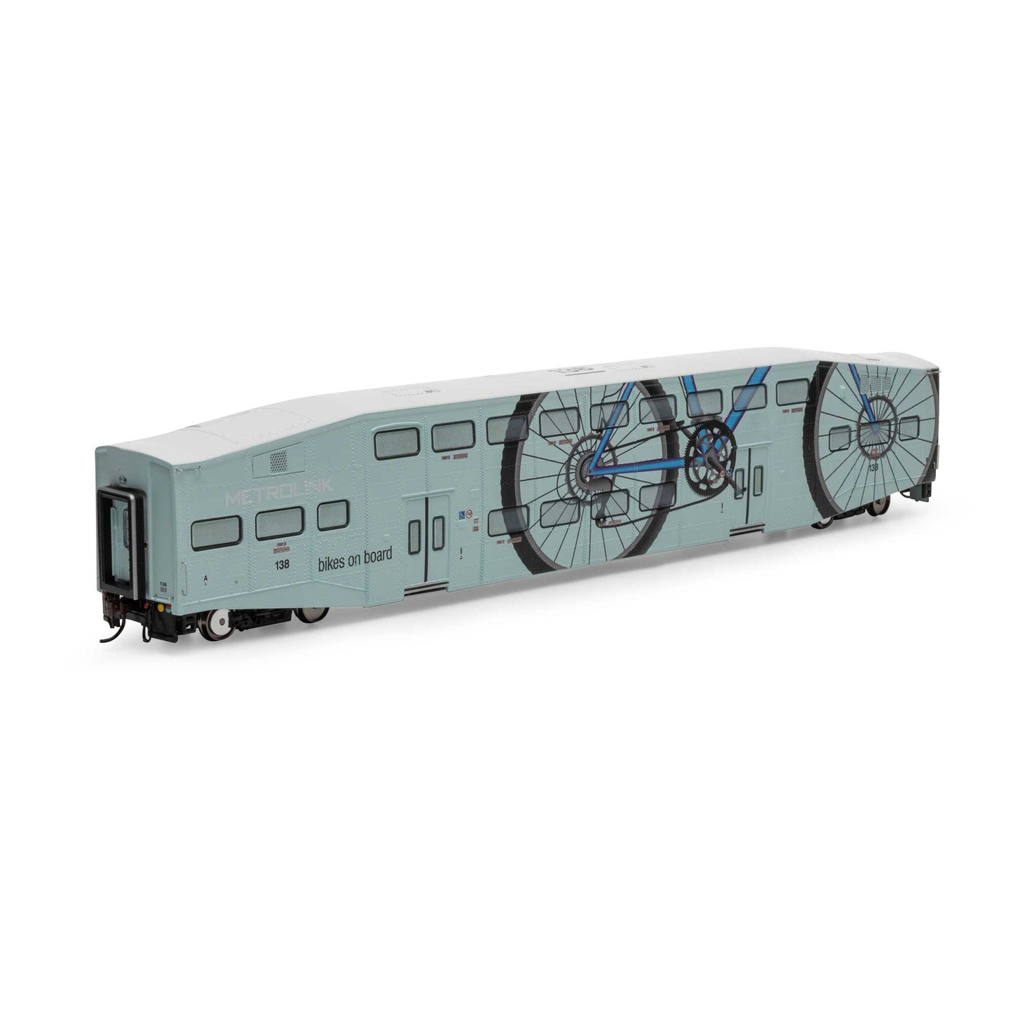 HO Bombardier Coach SCAX #138 Plastic Model (ATH29702)