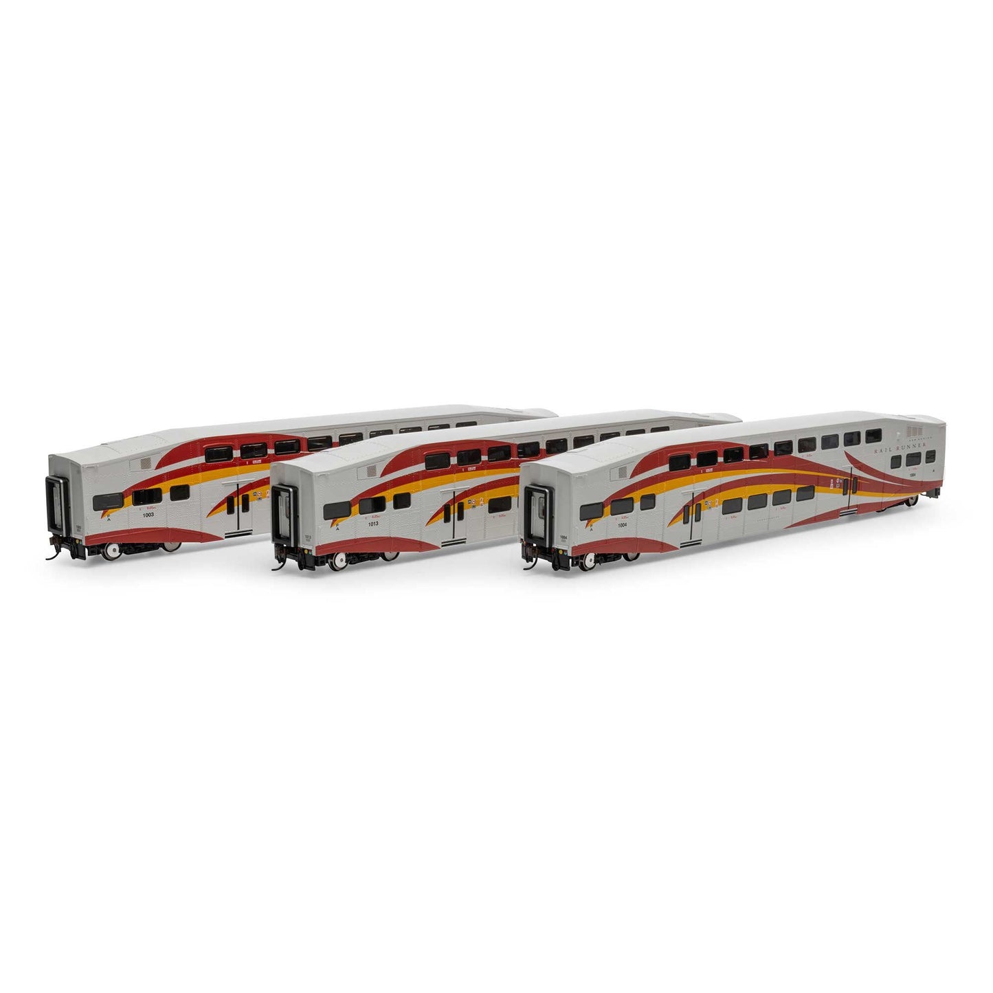 HO Bombardier Passenger Coach NMRX #1003/#1004/#1013 (ATH29714)