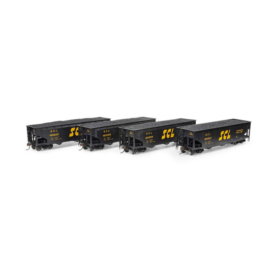 HO 40' Offset Coal Hopper with Load, SCL #1 (ATH33090)