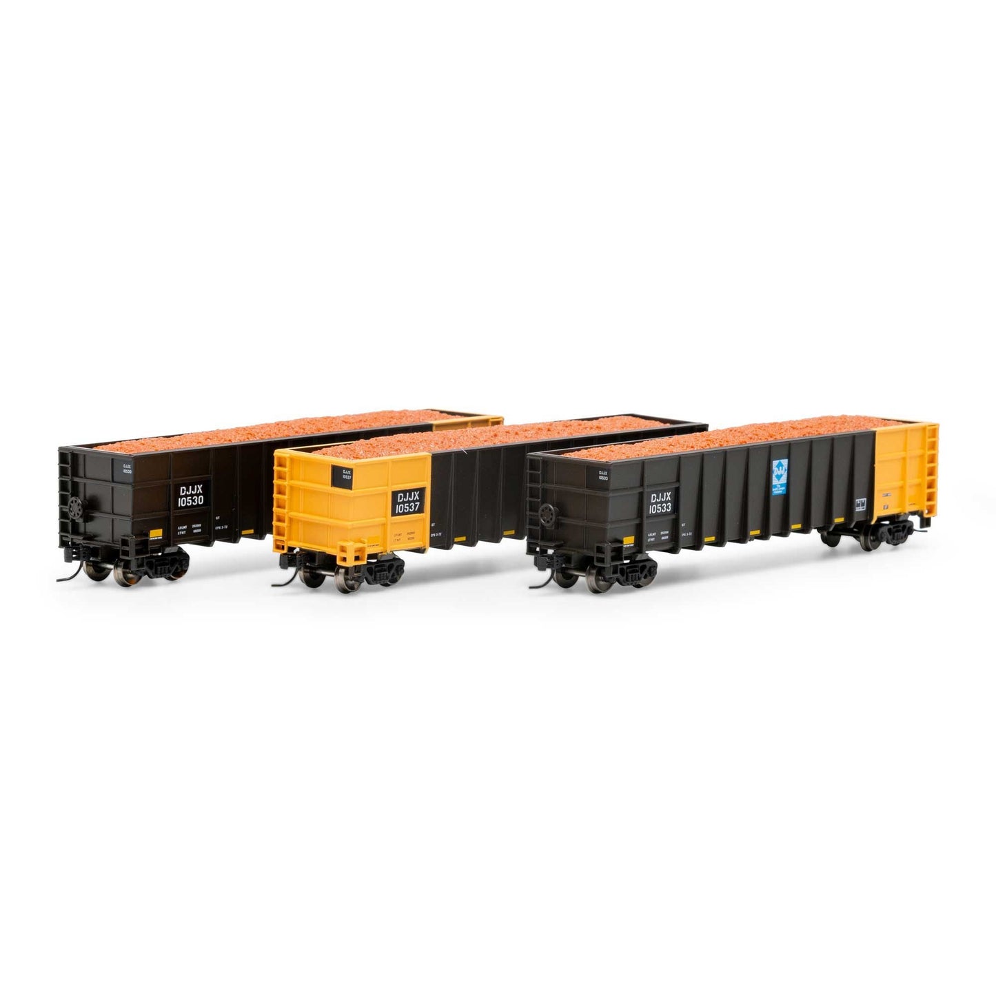 N Thrall High Side Gondola with Load, DJJX #2 (3) (ATH3875)