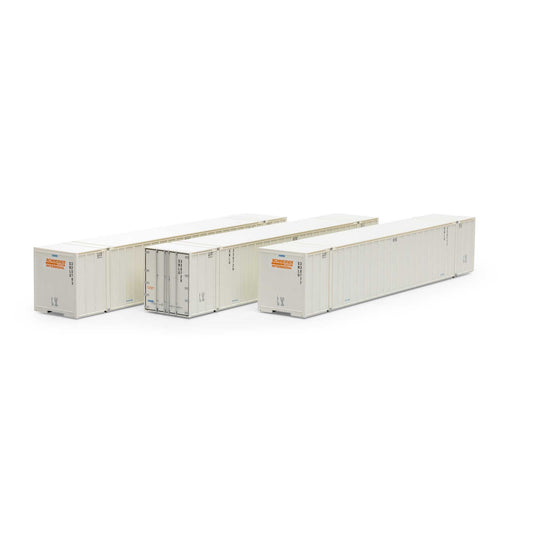 HO RTR 53' Stoughton Containers Schneider # 1 (ATH40128)