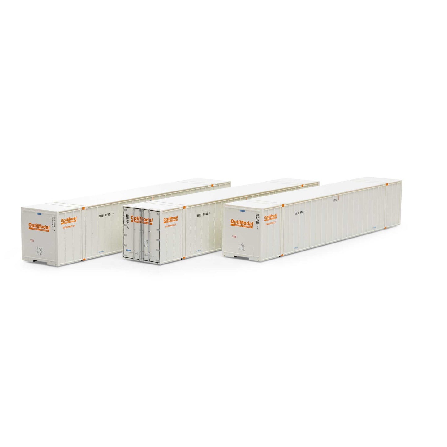 HO RTR 53' Stoughton Containers Optimodal #2 (3) (ATH40131)