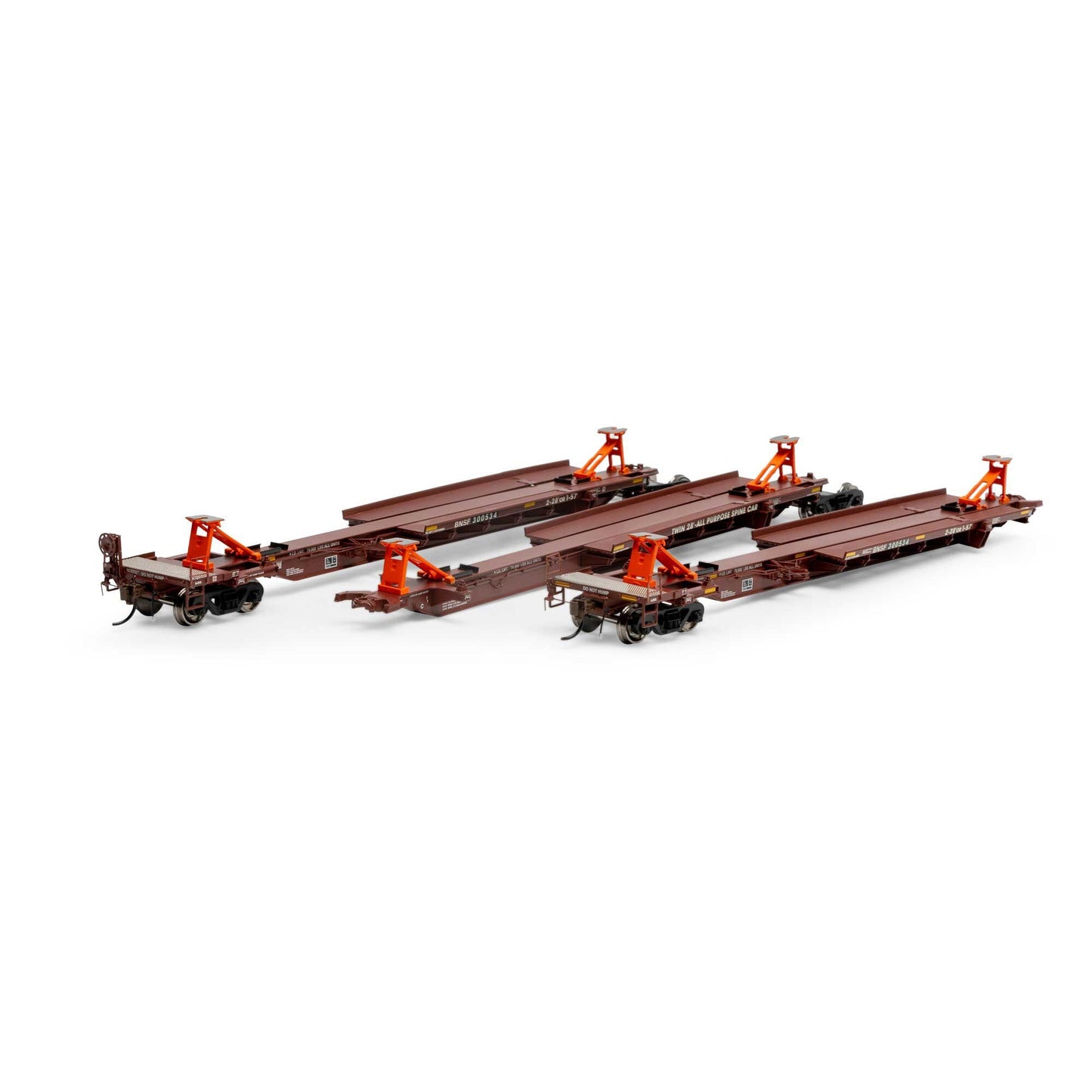 HO 57' Trinity Spine Car, BNSF #300534 (ATH41099)