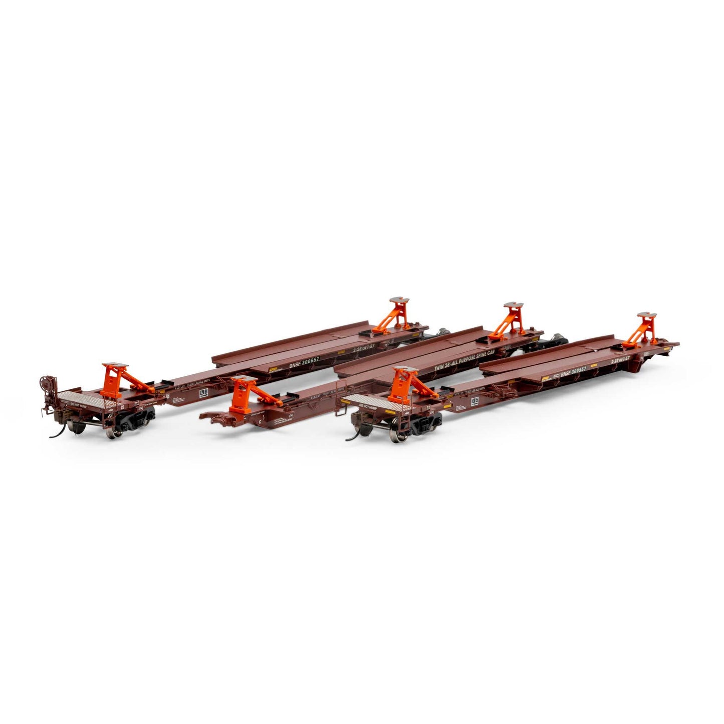 HO 57' Trinity Spine Car BNSF #300557 (ATH41100)