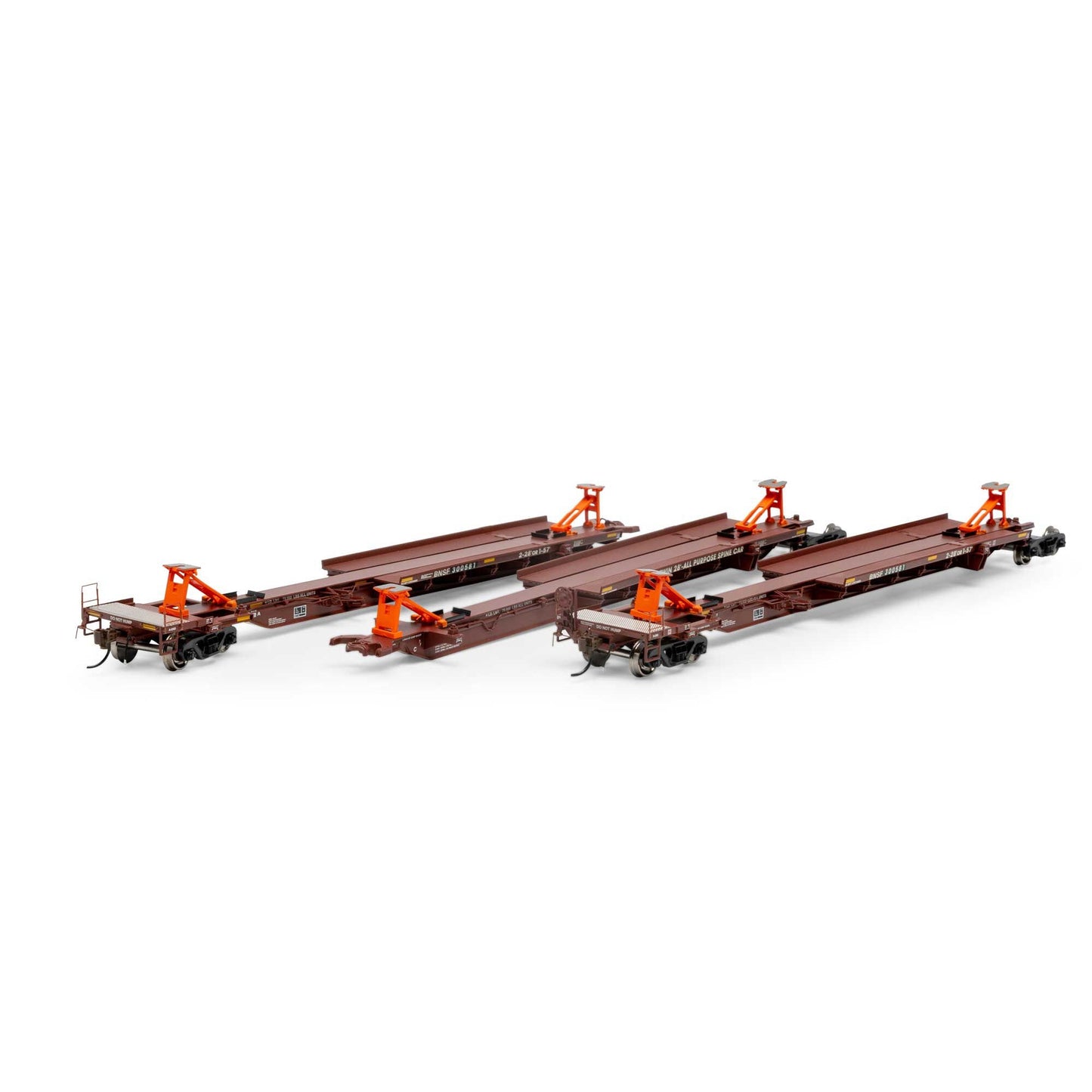 HO 57' Trinity Spine Car BNSF #300581 Model (ATH41102)