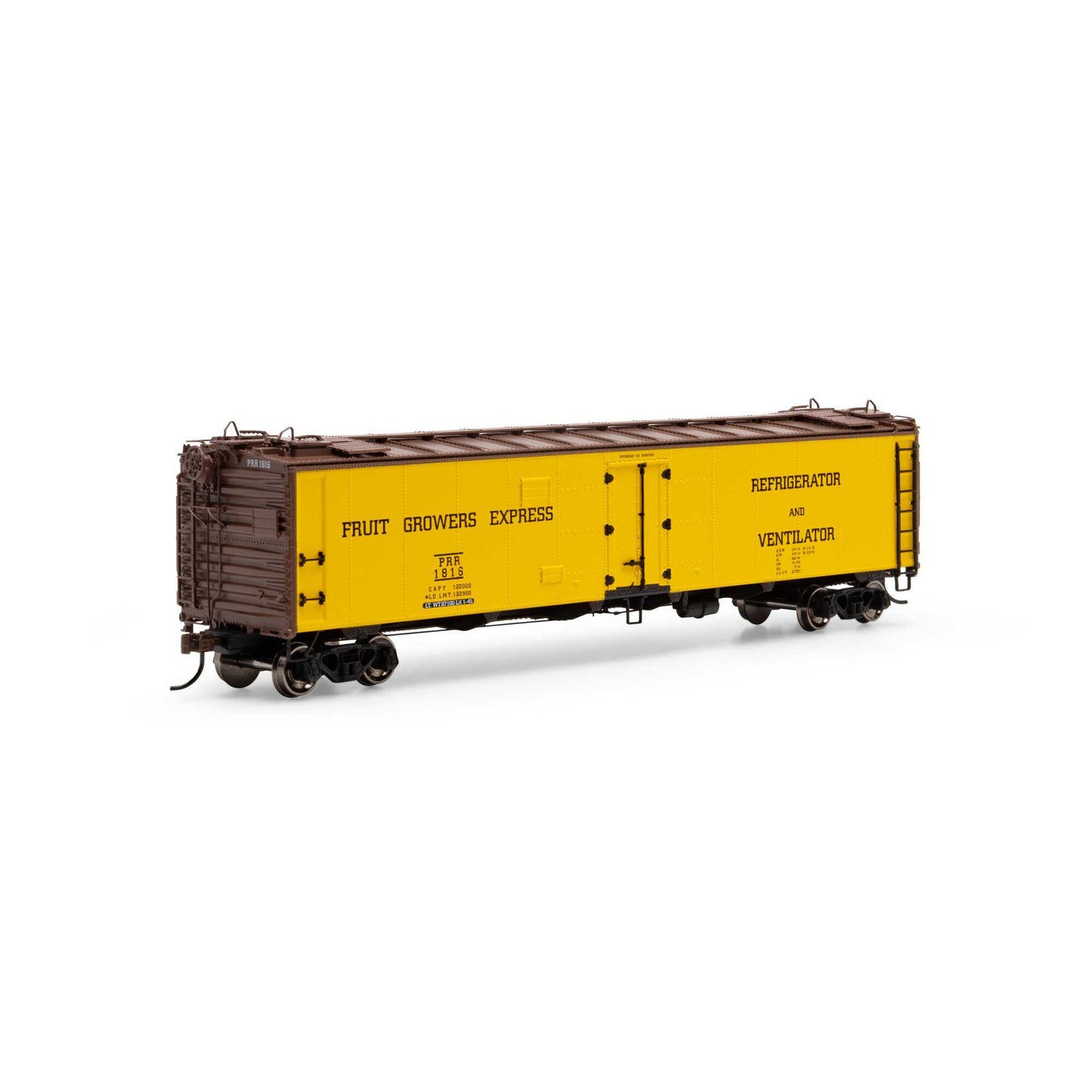 HO 50' Ice Bunker Reefer PRR #1816 Plastic Model (ATH50038)