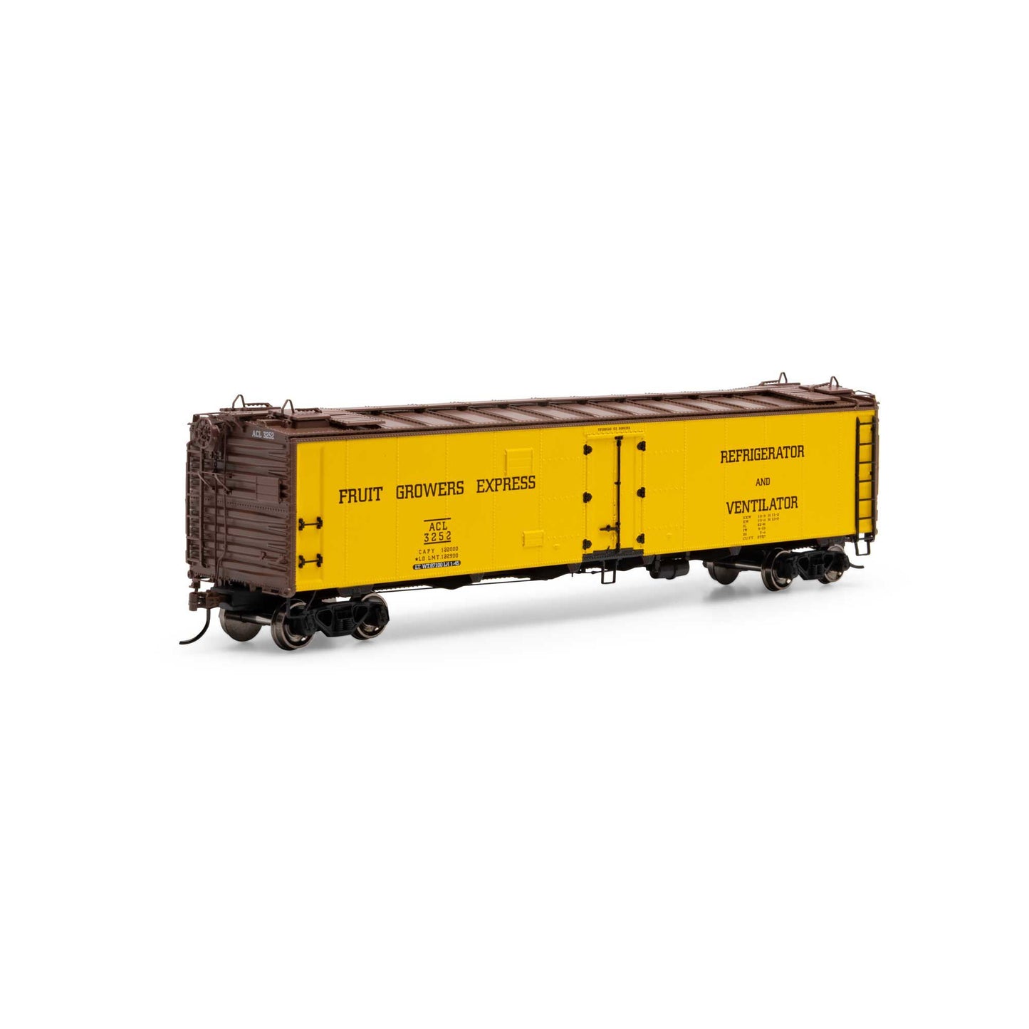 HO 50' Ice Bunker Reefer ACL #3252 Plastic Model (ATH50040)