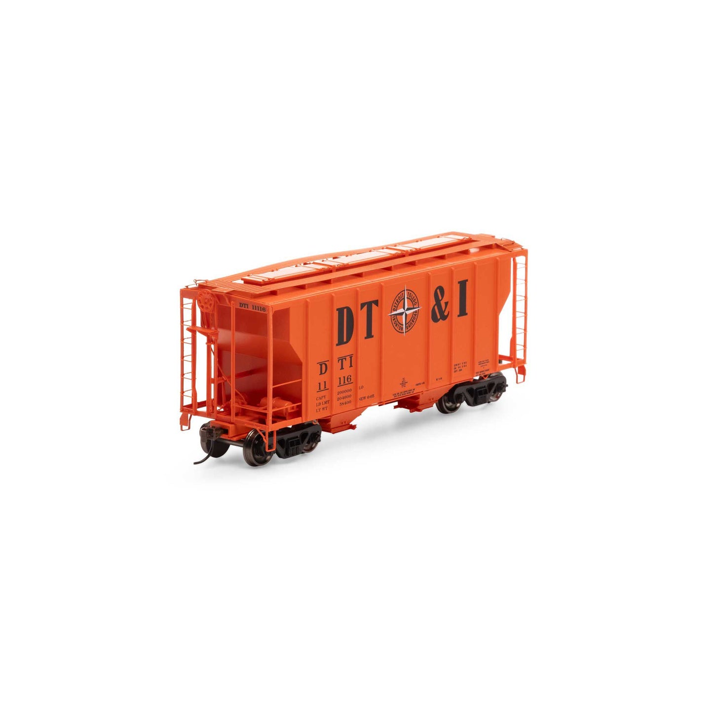HO PS-2 2600 Covered Hopper DT&I #11116 (ATH63817)