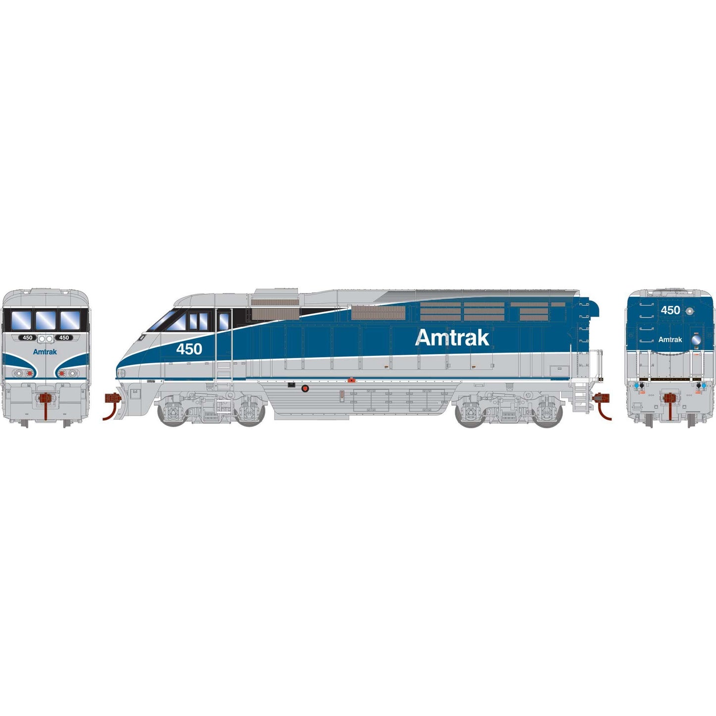HO F59PHI Locomotive AMTK #450 (ATH64848)
