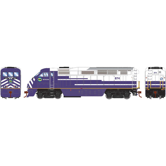 HO F59PHI Locomotive LL SCAX #874 (ATH64858)