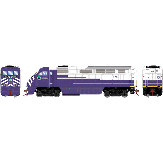 HO F59PHI Locomotive with DCC & Sound LL SCAX #874 (ATH64958)