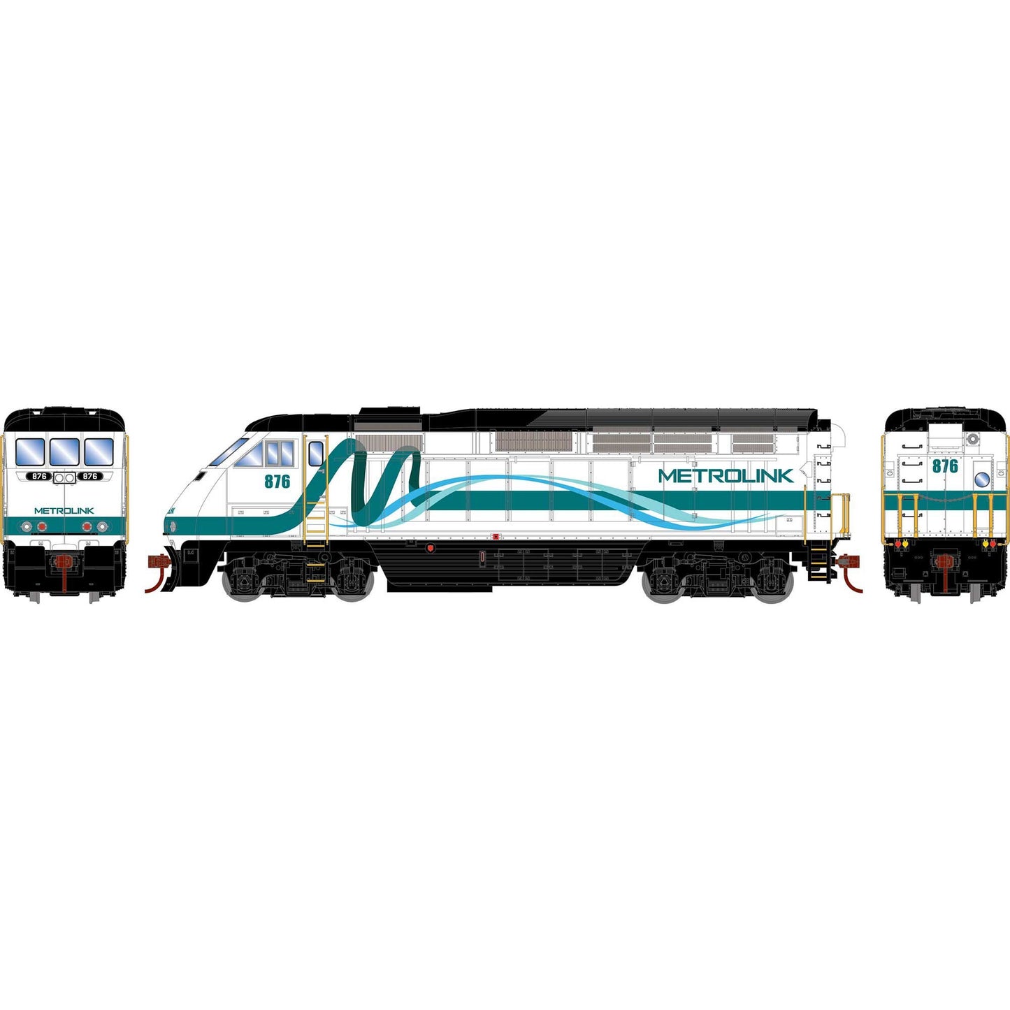 HO F59PHI Locomotive with DCC and Sound, SCAX #887 (ATH64959)
